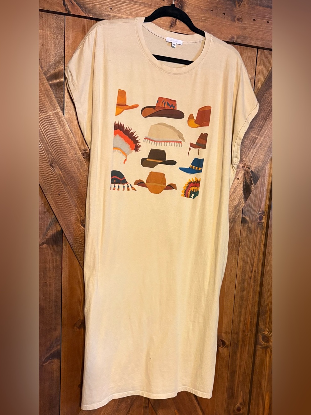 Cowgirl Hat TShirt Dress
